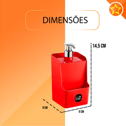 UZ Dispenser 500ml  Detergente De Plástico