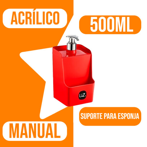 UZ Dispenser 500ml  Detergente De Plástico
