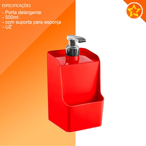 UZ Dispenser 500ml  Detergente De Plástico