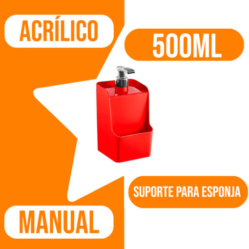 UZ Dispenser 500ml  Detergente De Plástico