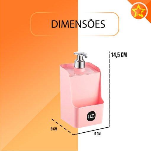 UZ Dispenser 500ml  Detergente De Plástico