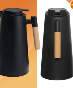 Garrafa térmica 1L cabo madeira Belakaza