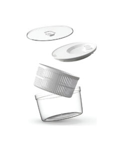 CONJUNTO SECADOR E ORGANIZADOR CLEAR FRESH 5,5L NATURAL