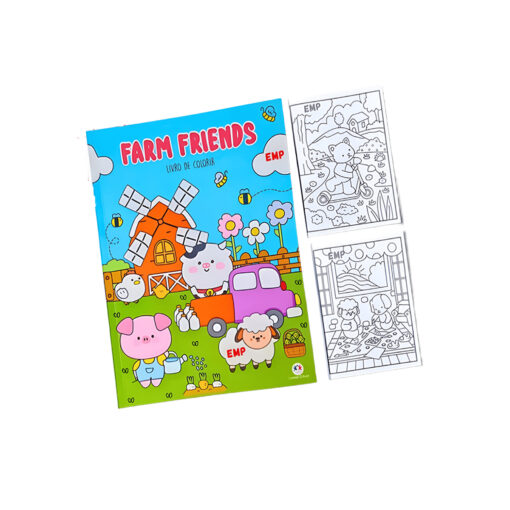 Fuzzy Friends - Livro/Kit para Colorir Culturama