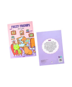 Livro para colorir infantil Fuzzy e Comfy Ciranda Cultural