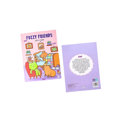 Fuzzy Friends - Livro/Kit para Colorir Culturama