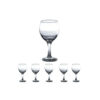 Conjunto Jogo 6 Taças de Vidro 260ml Nadir