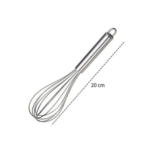 Batedor Manual Fouet 20Cm Aço Inoxidável Fartex