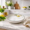Prato Fundo Bio Lemon Porto Brasil em Cerâmica Decorada