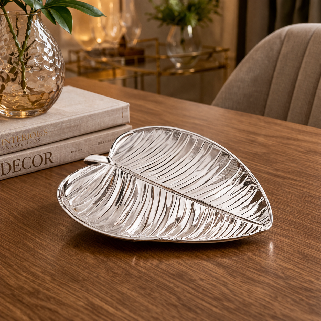 Centro de Mesa Folha Luxo Bras Continental