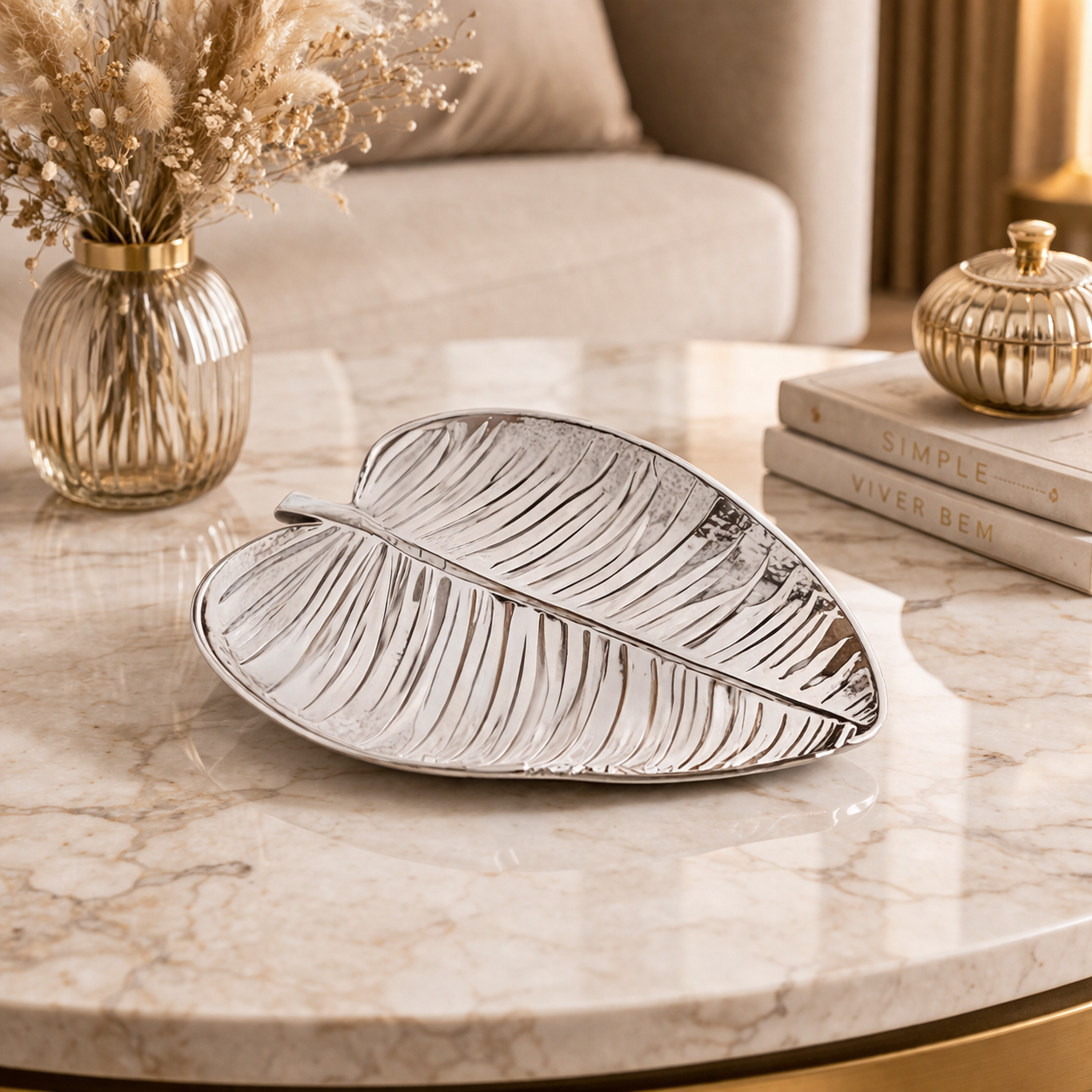 Centro de Mesa Folha Luxo Bras Continental