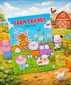 Livro para Colorir Infantil Cultural Cozy Circus e Comfy Dinosaurs