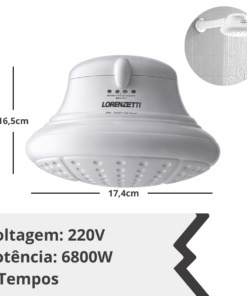 Chuveiro Ultra Bella Ducha 4 Tempos lorenzetti