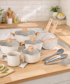 Jogo De Panelas Cerâmica Antiaderente 10 Peças Oster