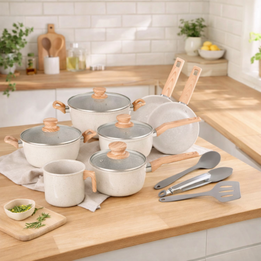 Jogo De Panelas Cerâmica Antiaderente 10 Peças Oster