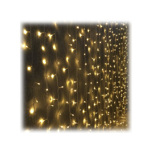 Cortina 500 leds Branco Quente De 3x2,5m Rocie