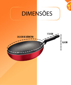 Frigideira Tramontina 24cm com Antiaderente Starflon