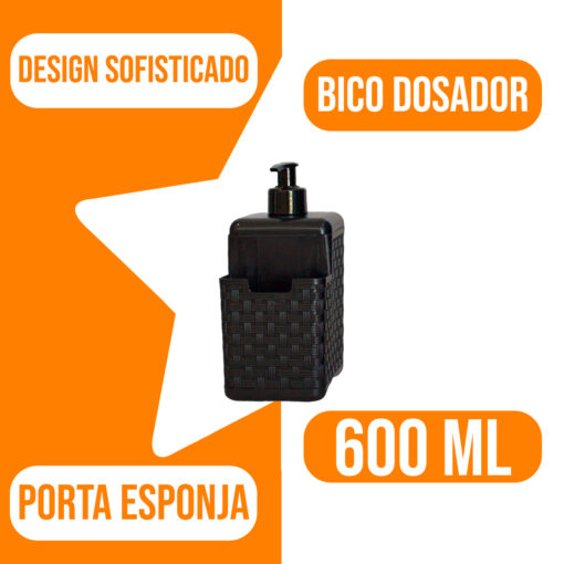 PORTA DETERGENTE E ESPONJA
