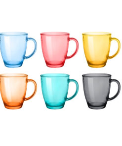 JG CANECAS C/6 COLORIDAS 360ML
