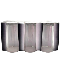 JG COPO 225M VIDRO 6 PCS NAPOLI TRANSPARENTE