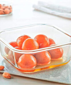 POTE DE VIDRO QUADRADO 800 ML