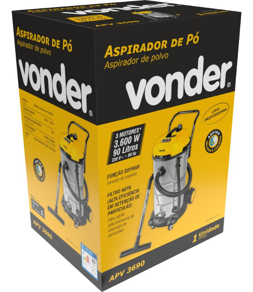 ASPIRADOR DE PO/LIQUIDOS APV36