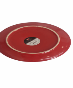 PRATO SOBREMESA CERAMICA SAGE VERMELHO 20CM