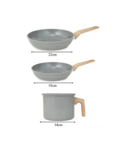 JOGO DE PANELAS COM RECESTIMETNO 10 PEÇAS NEUHAUS