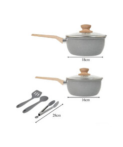 JOGO DE PANELAS COM RECESTIMETNO 10 PEÇAS NEUHAUS