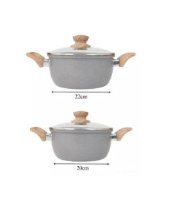 JOGO DE PANELAS COM RECESTIMETNO 10 PEÇAS NEUHAUS