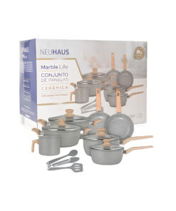 Jogo De Panelas Cerâmica Antiaderente 10 Peças Oster