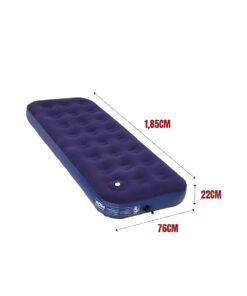 Colchão Inflável Solteiro Multiuso Com Inflador Embutido 100kg - Mor