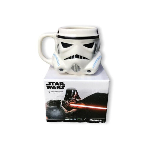 Caneca 3D Stormtrooper Star Wars 500ml Zona Criativa