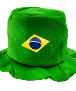 Cartola Verde de Pano Brasil Fartex