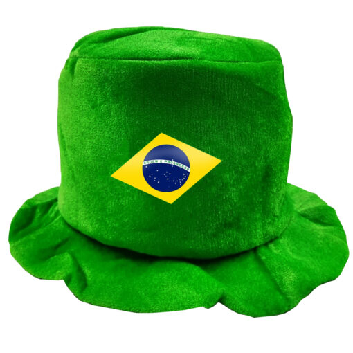 Cartola Verde de Pano Brasil Fartex