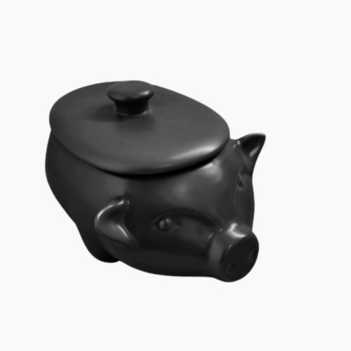 Tigela Formato de Porco Cerâmica