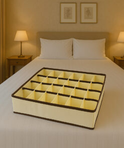 ORGANIZADOR DE CALCINHA - BEGE 24 PC CLINK