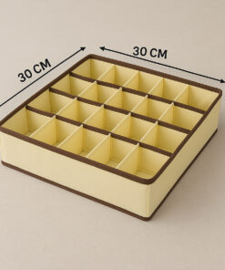 ORGANIZADOR DE CALCINHA - BEGE 24 PC CLINK