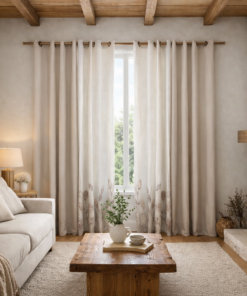 Cortina Sala Quarto 4x2m Mix Tulipa Fartex