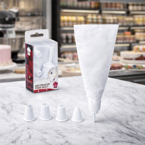 Decorador de Bolo com 5 Bicos e Bisnaga Suzan