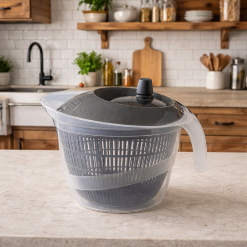 Secador de Saladas Plasutil 2.8L Manual Cozinha