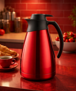 Bule Térmico Sanremo Acolher 1L em Inox Garrafa Térmica para Café