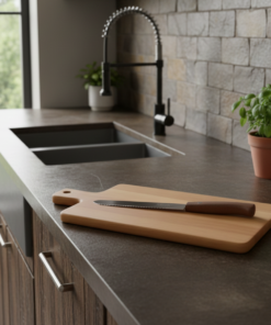 Kit Tábua e Faca para Pão Tramontina Madeira Premium