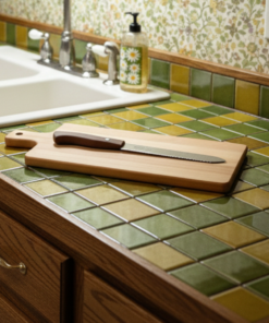 Kit Tábua e Faca para Pão Tramontina Madeira Premium