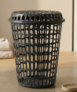 Cesto de Roupas Telado 60L Com Tampa Arqplast