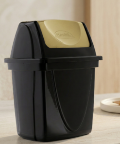 Lixeira E-black plasutil 4,9 litros