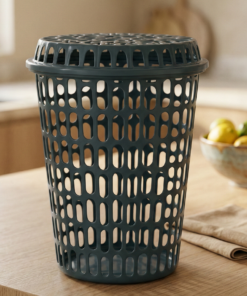 Cesto de Roupas Telado 60L Com Tampa Arqplast