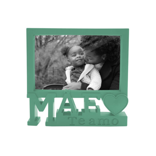 Porta-Retrato Decorativo com a Frase "MÃE TE AMO" SAZ