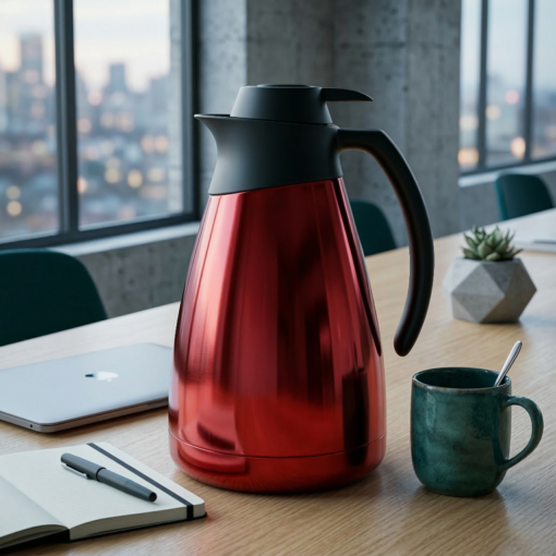 Bule Térmico Sanremo Acolher 1L em Inox Garrafa Térmica para Café