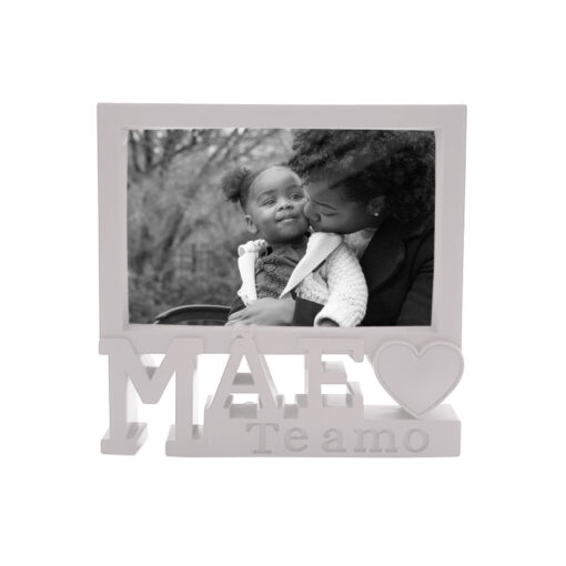 Porta-Retrato Decorativo com a Frase "MÃE TE AMO" SAZ